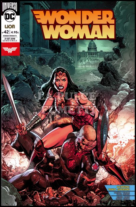 SUPERMAN L'UOMO D'ACCIAIO # 74 - WONDER WOMAN 42